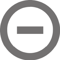 Darstellung Elektron durch runden Kreis mit Minus in der Mitte